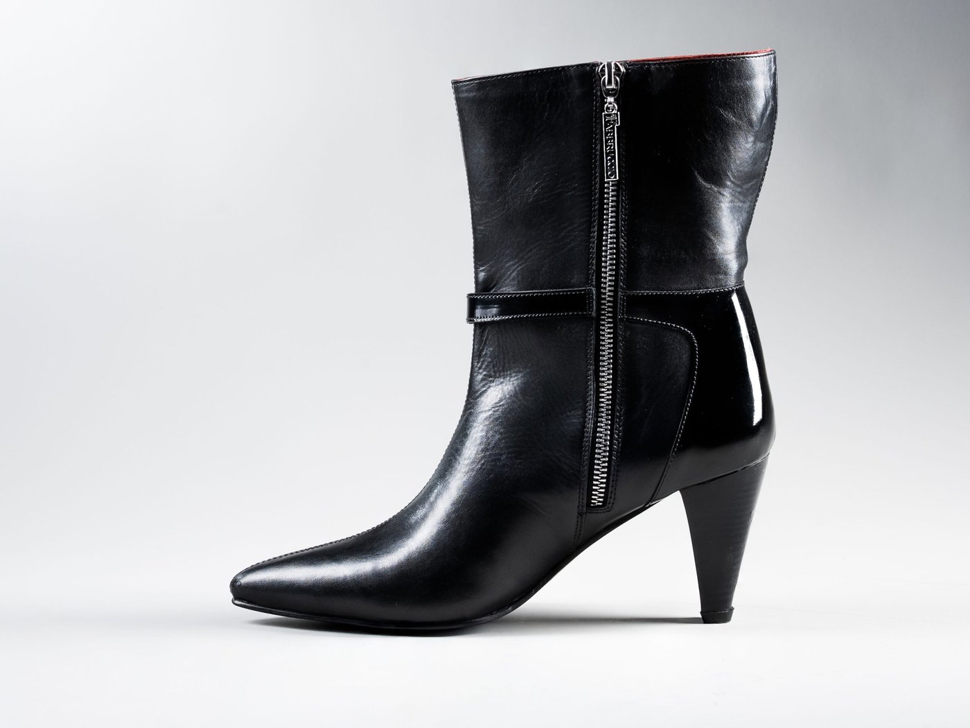 The Cleopatra, inside side zip and pencil heel
