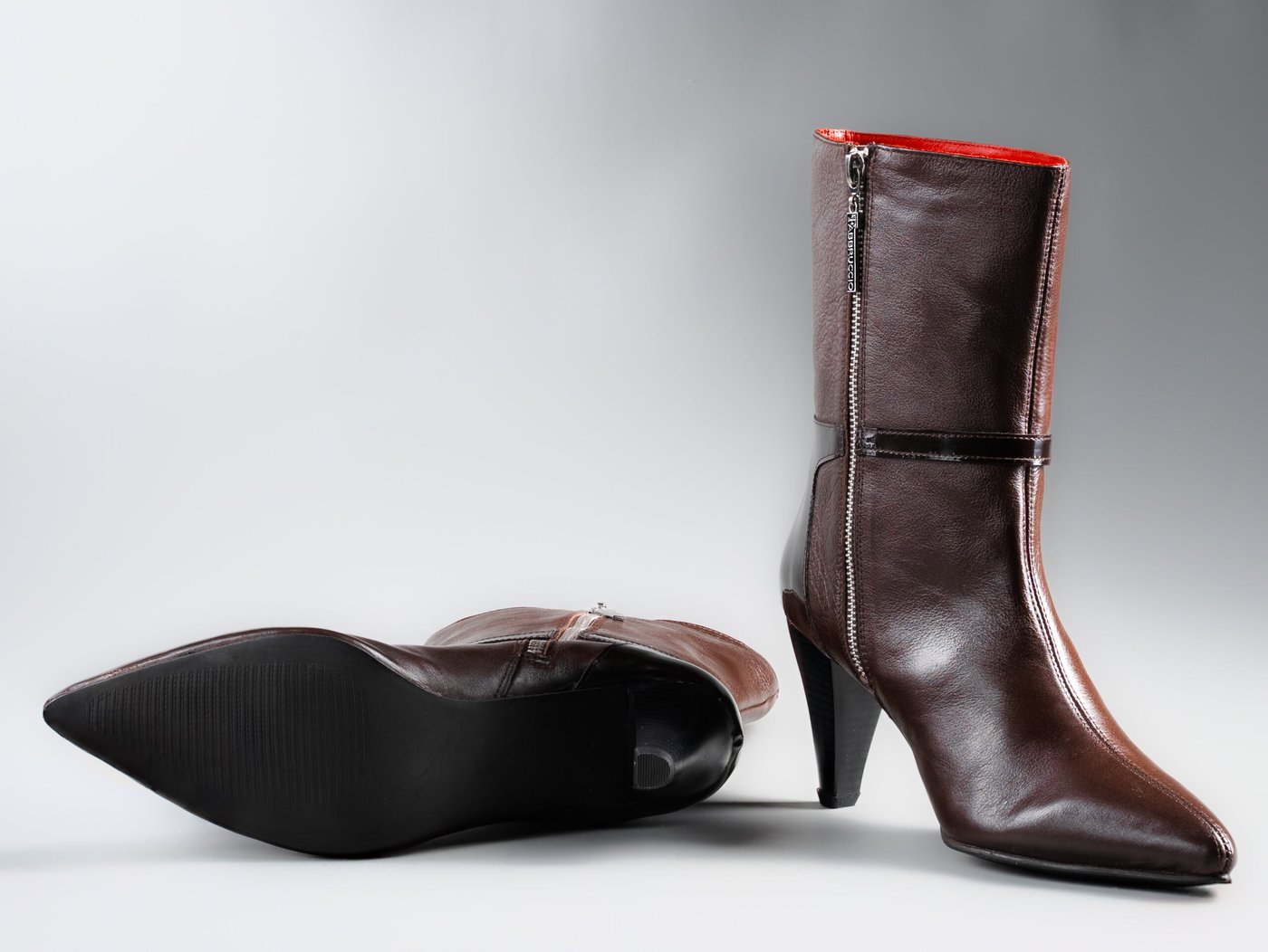 The Cleopatra, rubber outsole and pencil heel